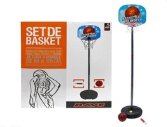 Rave set de basket aro con base pelota e inflador