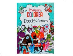 Libro Imagina y Colorea Doodles Geniales