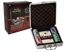 Valija aluminio poker con 100 fichas sin naipes en internet