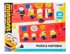 Puzzle Historia Minions nace un villano 46 piezas