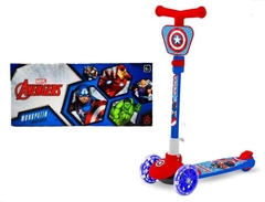 Monopatin plegable 3 ruedas Avengers Capitan America