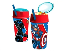 Vaso 400ml Porta Snack Avengers Marvel