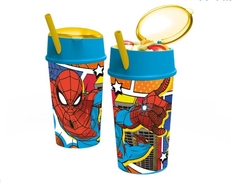 Vaso 400ml Porta Snack Spiderman Marvel