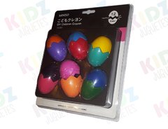 Crayones Huevos 12 piezas