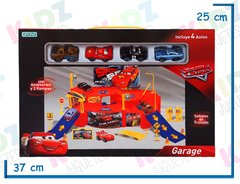 Garage con 4 autos Cars - KIDZ juguetes