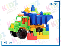 Camion Volcador Mediano con bloques Duravit - KIDZ juguetes