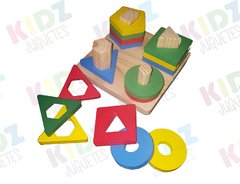 Juego de encastre geometrico simple - KIDZ juguetes