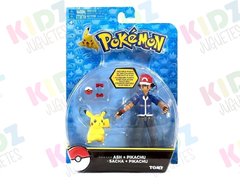 Figura grande Pokemon Ash y Pikachu - comprar online