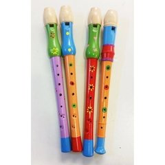 Flauta de madera de colores - tienda online