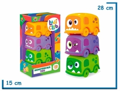Ludi Club Monsters Bus trio apilable - KIDZ juguetes