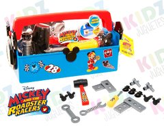 Caja de herramientas para autos Mickey amigos sobre ruedas