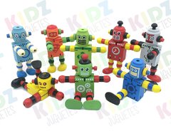 Robot articulado de madera - KIDZ juguetes