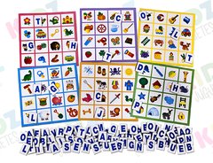 Bingo Infantil de asociacion Buscando Letras - comprar online