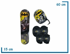 Set de Skate Batman Negro con pack de seguridad - comprar online