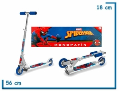 Monopatin de aluminio plegable Spiderman - comprar online