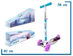 Monopatin 3 ruedas con luz Disney Frozen celeste - comprar online