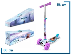 Monopatin 3 ruedas con luz Disney Frozen lila - comprar online