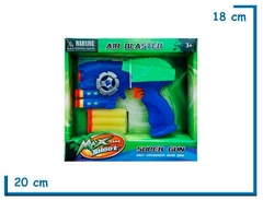 Max Shoot Air Blaster pistola lanza dardos azul - comprar online