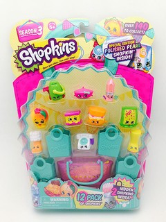 Shopkins 12 pack con canasto y bolsas de compras - KIDZ juguetes