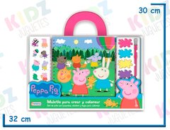Valija acuarelas y stickers Peppa Pig - KIDZ juguetes