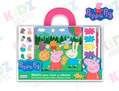 Valija acuarelas y stickers Peppa Pig