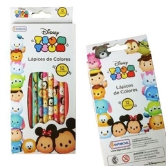 Lapices de colores x12 Disney Tsum Tsum - KIDZ juguetes