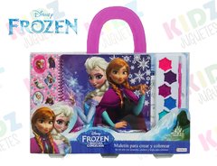Valija acuarelas y stickers Frozen Disney