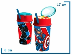 Vaso 400ml Porta Snack Avengers Marvel - comprar online