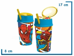 Vaso 400ml Porta Snack Spiderman Marvel - comprar online