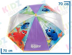 Paraguas Buscando a Dory violeta y amarillo - comprar online