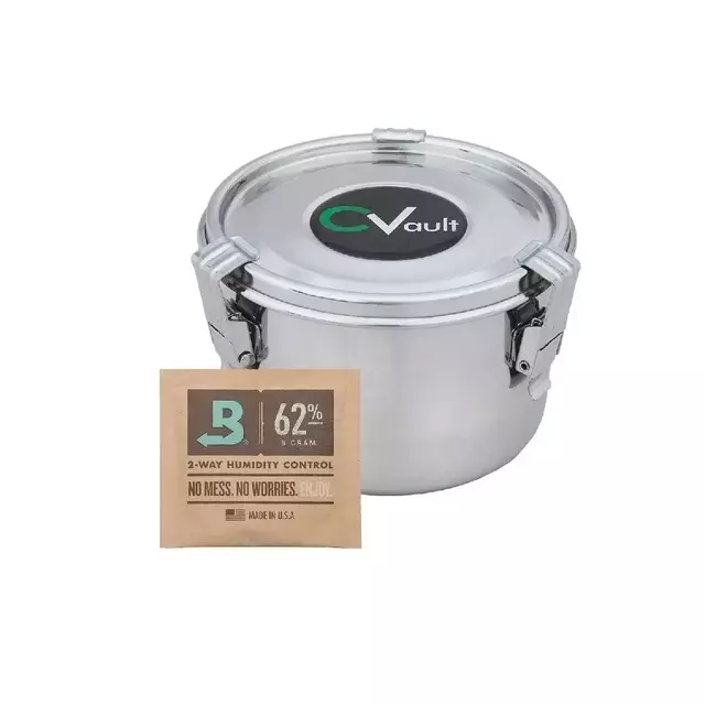 Cvault Large Contenedor Hermético Con Boveda 8gr