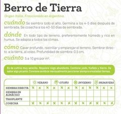 Semillas de Berro de Tierra LA RURAL - comprar online