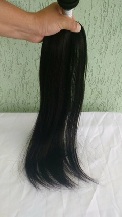 Cabelo 100% humano, cabelo Liso. De ótima qualidade. "Cabelo na tela". - mulherproduzida