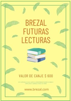 FUTURAS LECTURAS - CUPÓN / CANJE POR LIBROS / GIFT CARD - BREZAL - comprar online