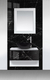 Simil Marmol Vidrio 90x45 Marmol Negro Vetas Blancas - comprar online