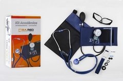 Kit Acadêmico (Ap. Pressão Art. Adulto Nylon Fecho de Contato + Estetoscópio Rappaport) – P.A. MED