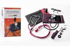 Kit Acadêmico (Ap. Pressão Art. Adulto Nylon Fecho de Contato + Estetoscópio Rappaport) – P.A. MED - buy online