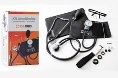 Kit Acadêmico (Ap. Pressão Art. Adulto Nylon Fecho de Contato + Estetoscópio Rappaport) – P.A. MED on internet