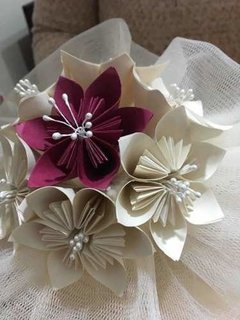 Origami - Ramo Flores De Novia - Bouquet De Flores - comprar online