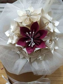 Imagen de Origami - Ramo Flores De Novia - Bouquet De Flores