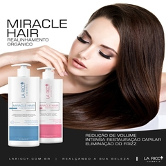 Kit alisamento Miracle Hair - Taninoplastia dos fios P1/P2 - 2x1000 ml - comprar online