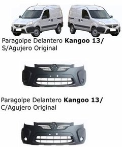 Paragolpe Delantero Renault Kangoo 13/ Con O Sin Agujeros