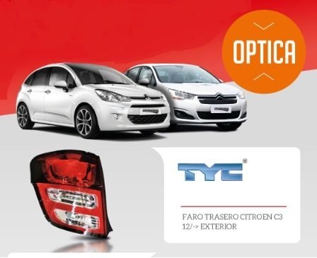 Faro Trasero Citroen C3 2012/