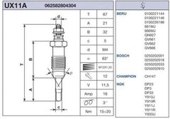 Bujia De Encendido Diesel Ford Fiesta 1.8d