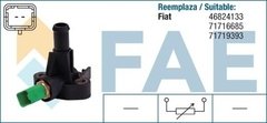 Sensores De Temperatura Fiat Palio Fase Iii 1.4 09/18