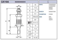 Bujia De Encendido Diesel Ford Courier Pick Up 1.8d