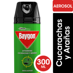 Insecticidas Baygon Verde Mata Cucarachas y Arañas 300ml