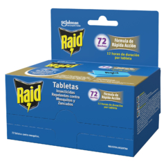 Insecticida Raid contra Mosquitos Tabletas Repuesto - ChangoNet