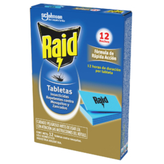 Imagen de Insecticida Raid contra Mosquitos Tabletas Repuesto