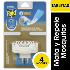 Raid Tabletas Doble Acción Aparato Sin Cable + 4 tabletas